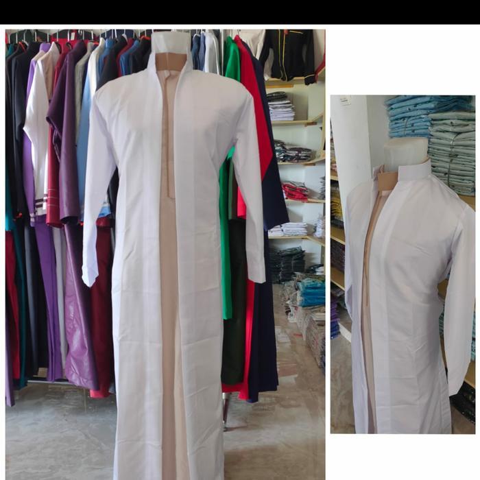 Terbaru Jas Jubah Luar / Gamis Saudi Ikhwan Dewasa / Rompi Panjang