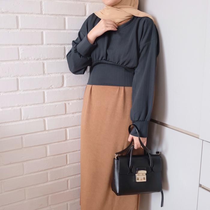 HAYN HAEJIN spandex rib knit top