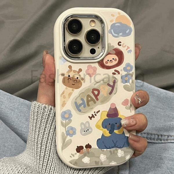 Cassing lucu Soft Case iPhone 11 PROMAX 12 PRO 13 PRO MAX 14 PLUS PRO MAX 15 PLUS PRO MAX X XS MAX X