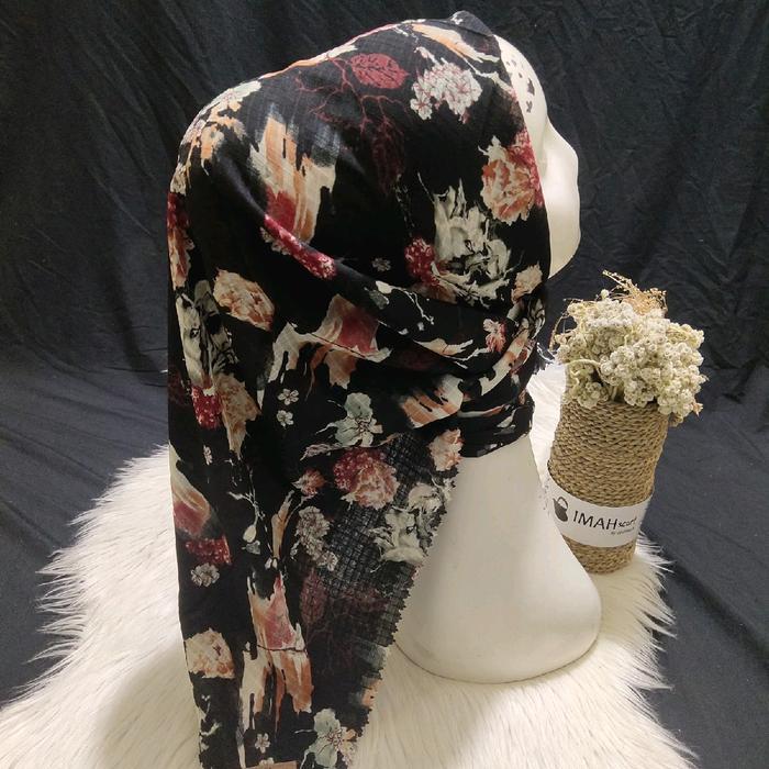 segi4 viney doby motif imah scarf Jilbab Kerudung