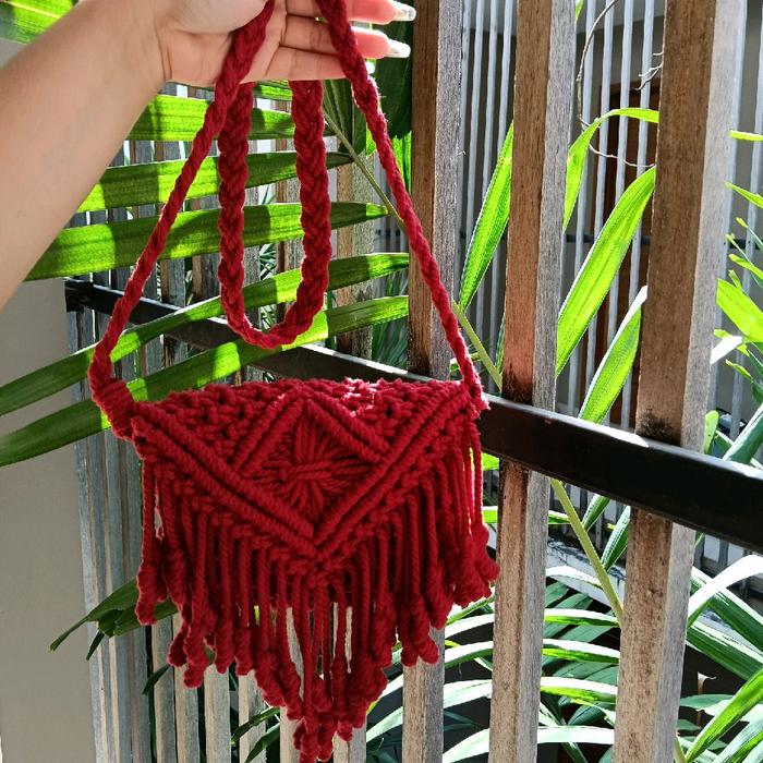 khybagscollection/ tas macrame / tas benang / tas rajut/ tas katun/handmade
