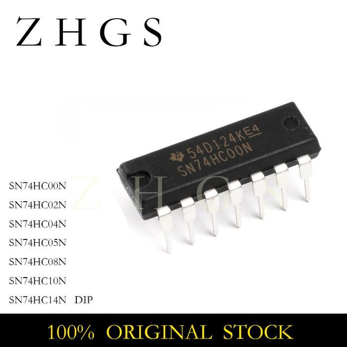 10Pcs Sn74Hc00N 74Hc00 Dip-14 Sn74Hc02N Sn74Hc04N Sn74Hc05N Sn74Hc08N Sn74Hc10N Sn74Hc14N 74Hc02 74H