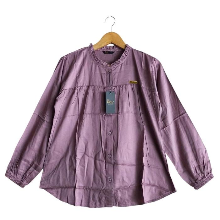Blouse Dnp polos katun twill terbaru