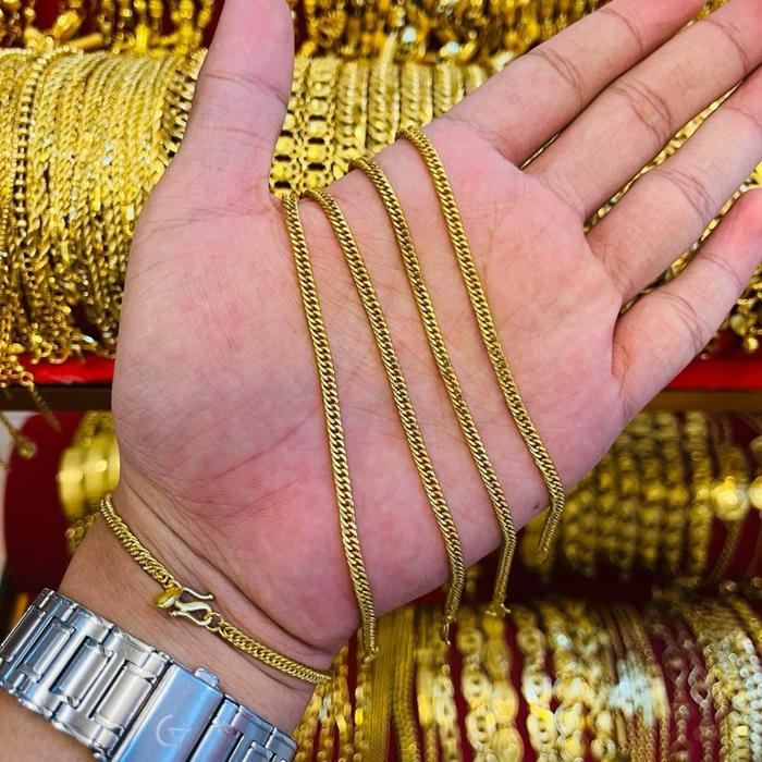Gelang lipan kecil setengah suku/1 mayam persis emas asli 24k bersurat bisa tukar tambah kmbli