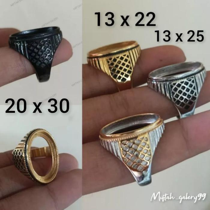 Cincin emban titanium super 13x22 13x25 20x30