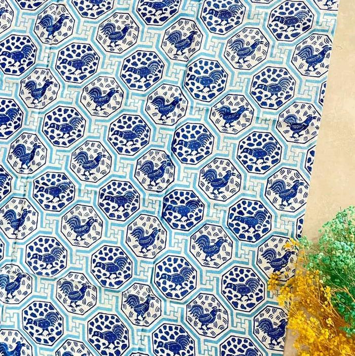 KAIN BATIK DOBBY MOTIF ANGKIN AYAM BATIK PRINT TERBARU KHAS CIREBON TRUSMI AMANAHBATIK