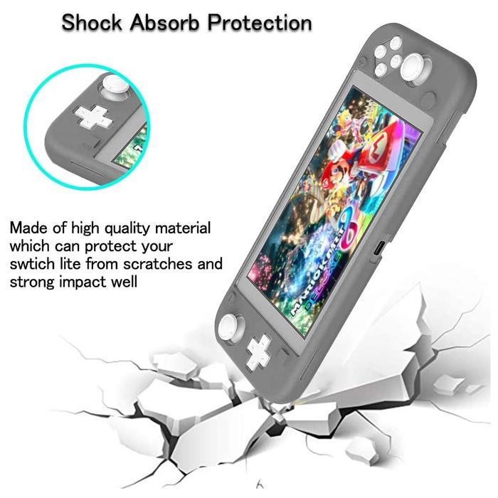 Case for Nintendo Switch Lite, Switch Lite Skin Accessories Kit