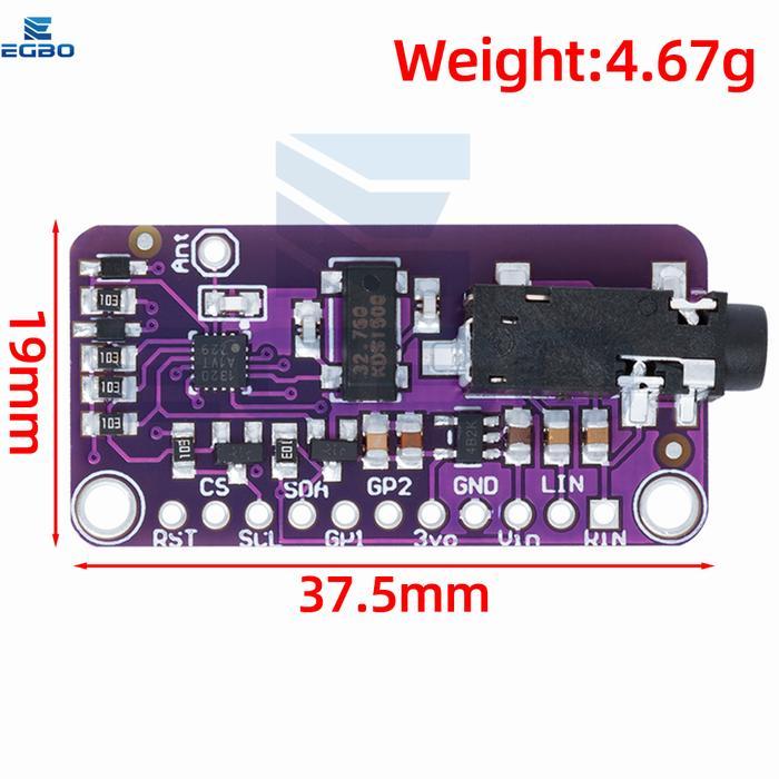 Fm Transmitter Module Si4713 Stereo Frequency Modulation Cjmcu-4713 Dc 3-5V Digital Wireless Radio M