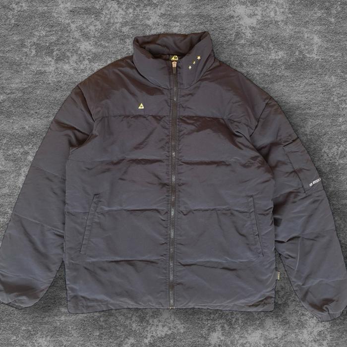 [A064] JAKET CASUAL PUFFER WINDBREAKER LE COQ SPORTIF ORIGINAL TITAN THERMO DOWN BLACK