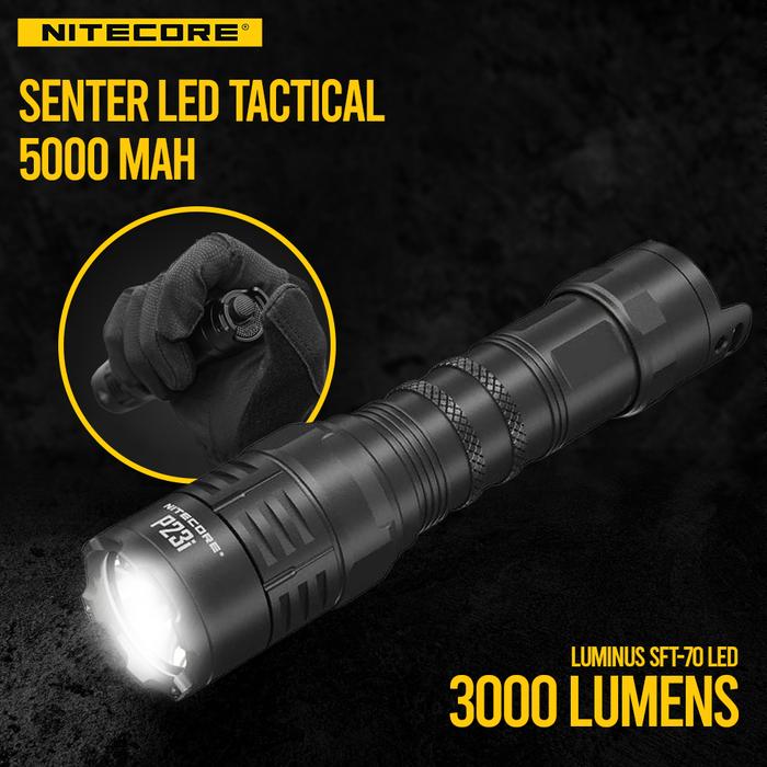 NITECORE Senter LED Luminus SFT-70 Tactical IP68 3000 Lumens - P23i