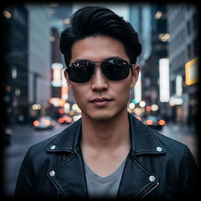 SUNGLASS POLARIZED KACAMATA HITAM ATTICUS FINCH 9066 Anti Silau Anti Pantul Model Keren Elegan ORIGI