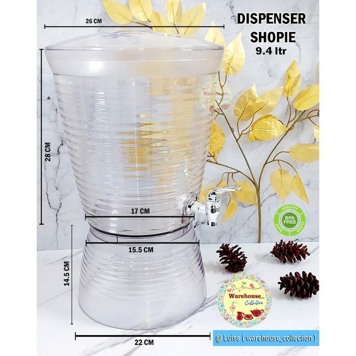 DRINK JAR / DISPENSER DS-6688 SHOPIE / TEMPAT AIR MINUM + KRAN LUCKY STAR