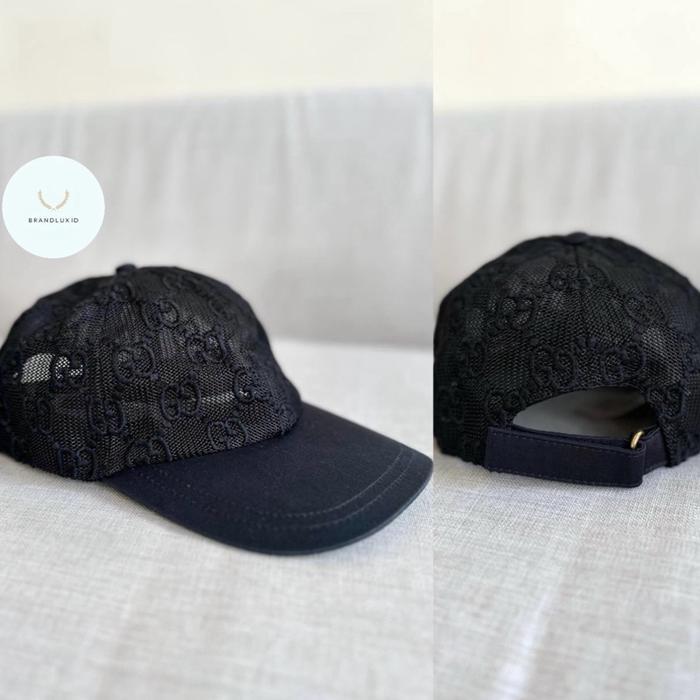 Gucci cap black lace unisex