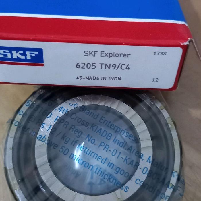 6205 TN9C4 SKF bearing diameter dalam 25mm luar 52mm tebal 15mm