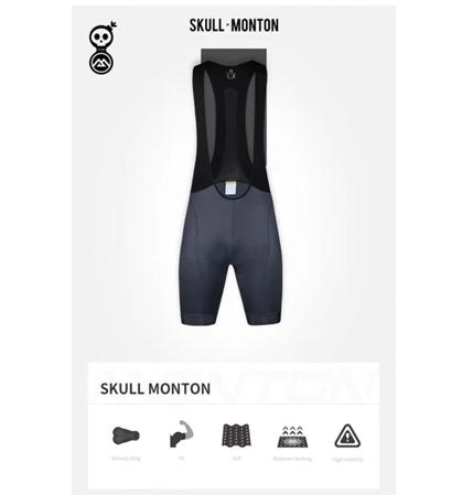 Celana BIB MENS Monton Urban Skull Monton Gray