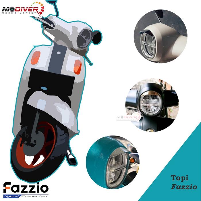TOPI YAMAHA FAZZIO AKSESORIS GARNISH CAP MODIVER