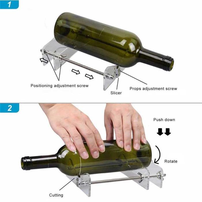 Lastools Pemotong Botol Kaca Glass Bottle Cutter DIY Tool - WD19 ALAT POTONG KACA membuat karya mela
