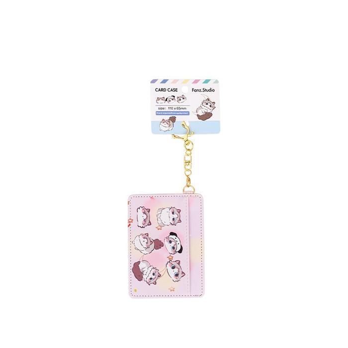 TERBATAS OHSOME - Fanz Studio Card Holder Horizontal Penyimpan Kartu Warna Pink
