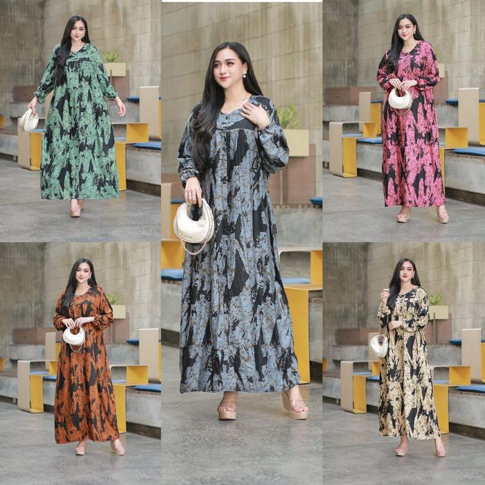 Gamis Aurel Terbaru // Gamis Aurel bahan rayon