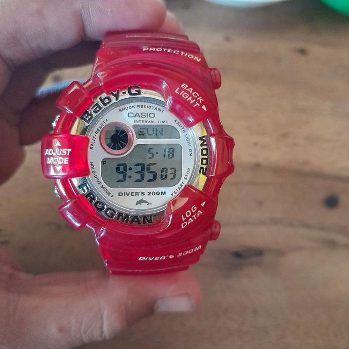 Jam tangan CASIO Baby-G FROGMAN BGW-104K-4 WCCS Super rare