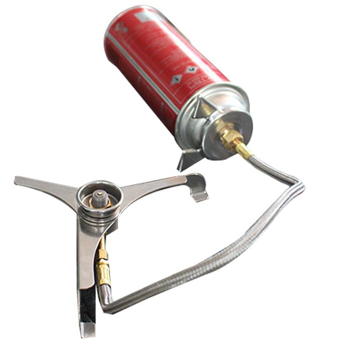 Outdoor Gas Stove Camping Stove Refill Adapter Burner LPG Flat