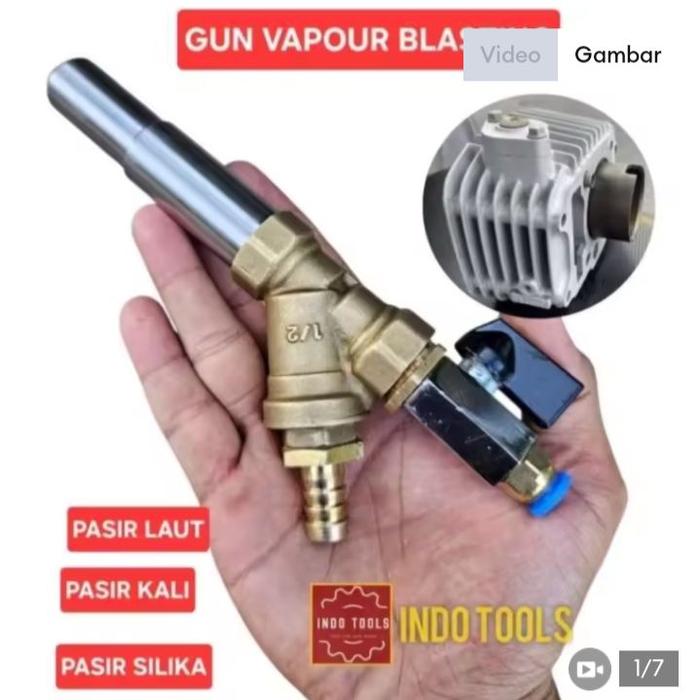 Gun Vapour Blasting pembersih blok mesin dan perontok cat Alat Sandblasting