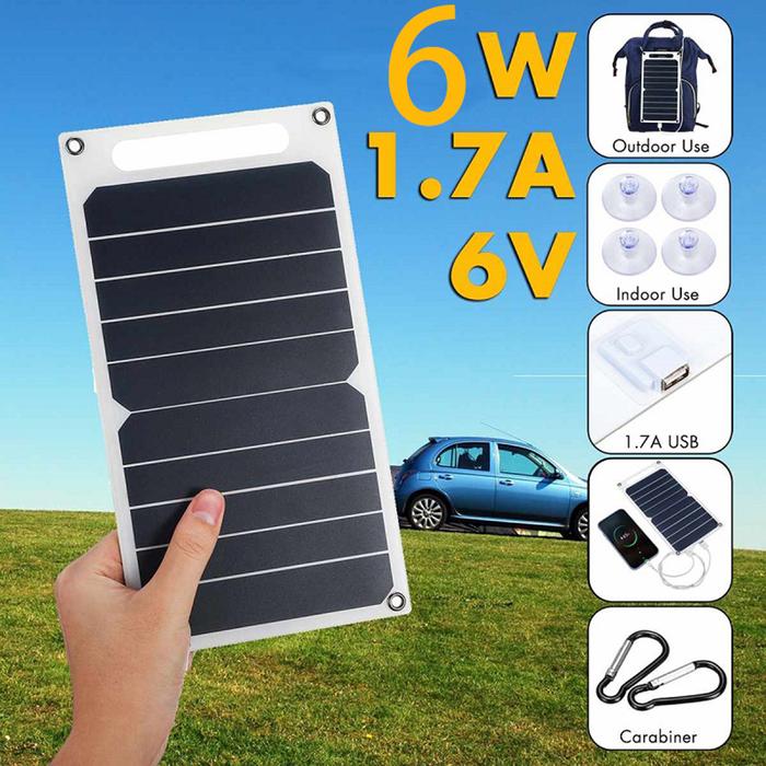 Semi-flexible Solar Panel Monocrystalline Solar Cell DIY Module Battery Charger