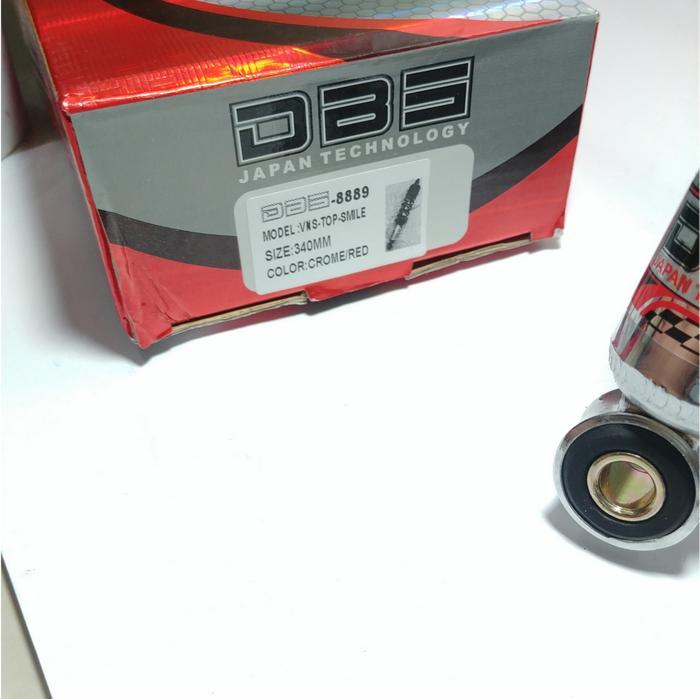 Sok & ShockBreaker Belakang Variasi Merk DBS Bebek Supra X Revo Merah