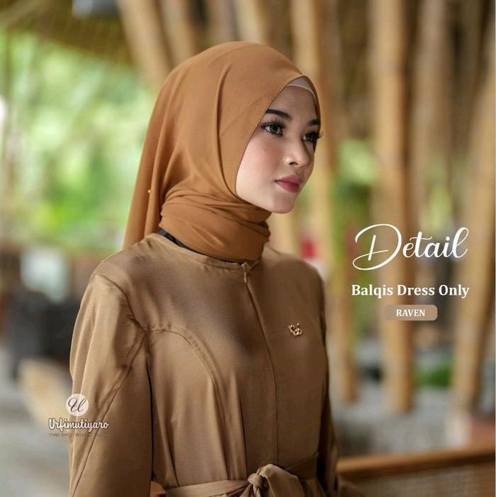 Suleiman Balqis Dress Mom Only - Size S Warna Raven by URFIMUTIYARO