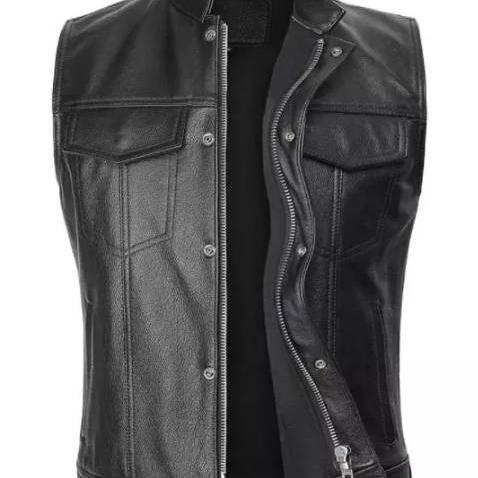 ROMPI KULIT ASLI - PRIA PREMIUM - Jaket Kulit Kambing Asli Berkualitas Tinggi untuk Touring & Riding
