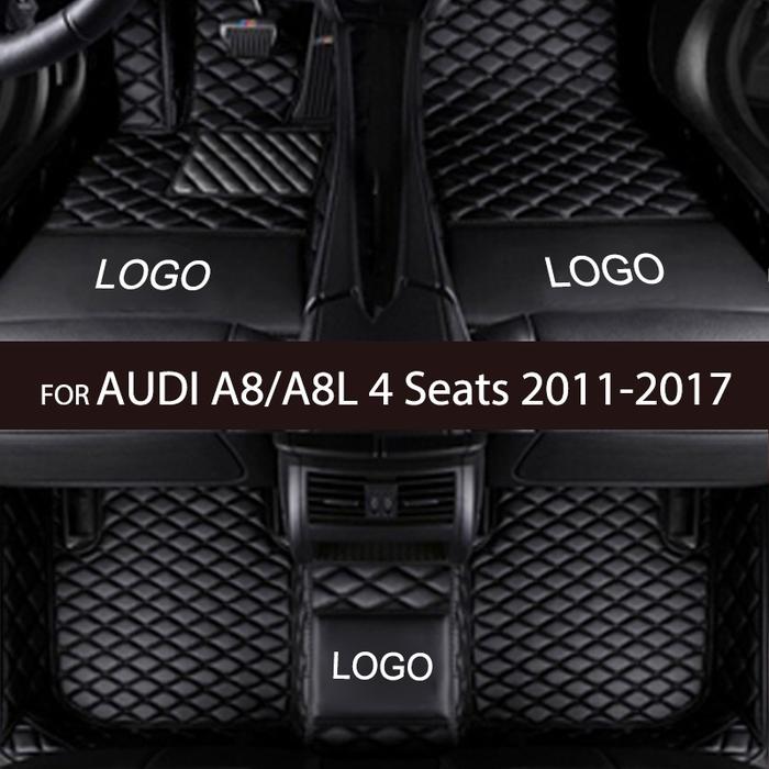 Car floor mats for AUDI A8/A8L（Four Seats ）2011 2012 2013 2014 2015