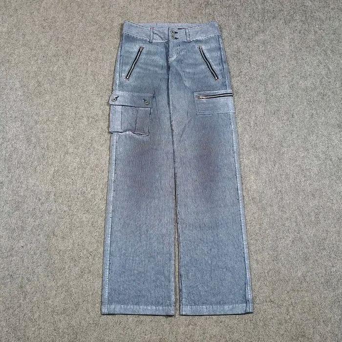 Celana cargo jeans panjang pria size 29 second