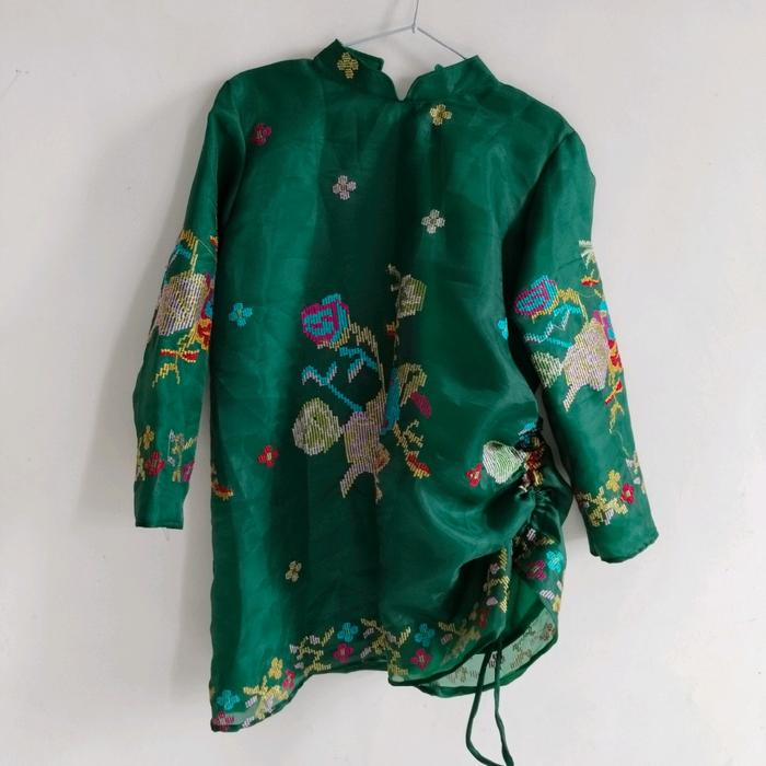 baju bodo lagosi bordir Bunga
