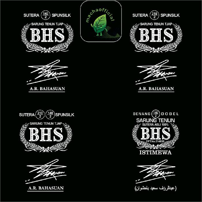 BUY 1 GET 1 FREE SABLON BHS SUTERA + TANDA TANGAN HIJAU PUTIH