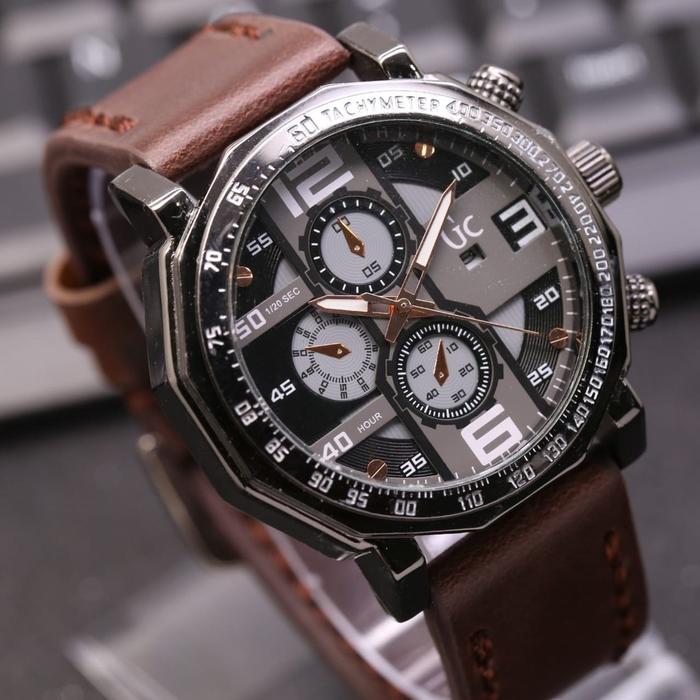 Jam Tangan Pria GC SPORTY Kulit Tebal Murah