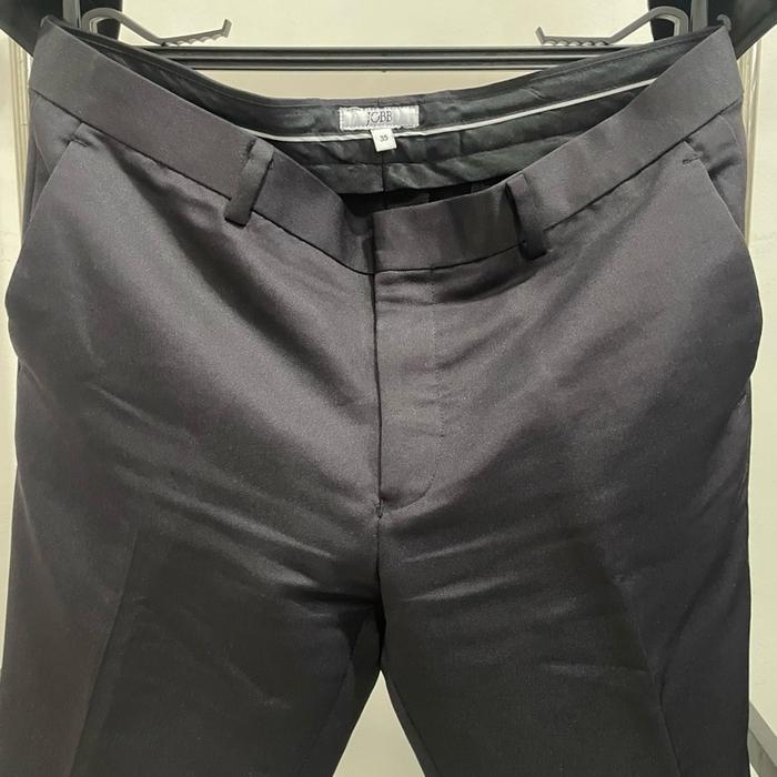 Celana 	Formal Jobb Slim Fit Black Hitam Pants Seperti Baru Like New