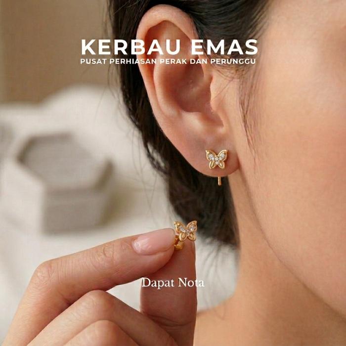 Suweng Motif Permata Premium by Brand KerbauEmas