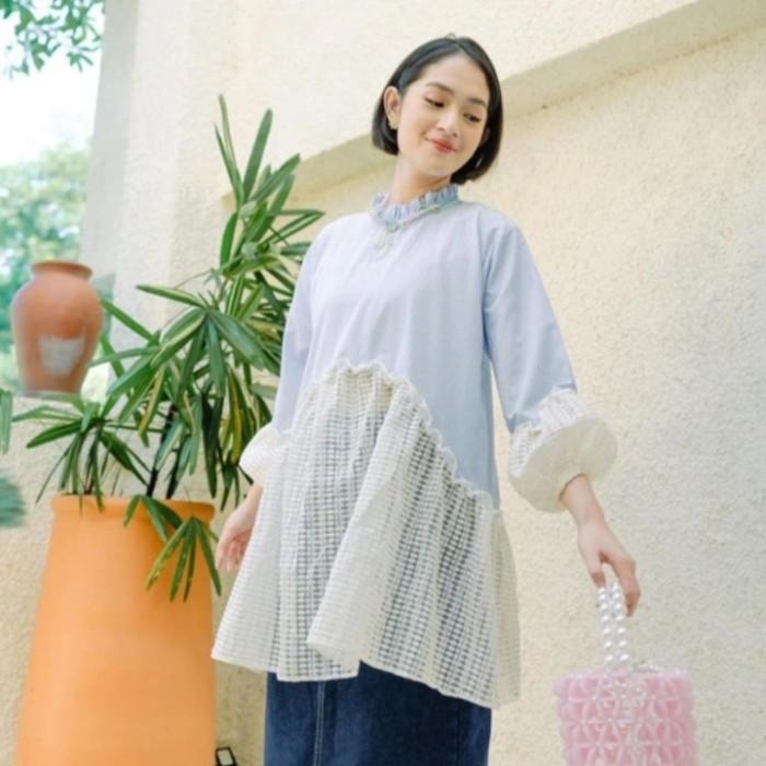 Melody Stripe Soft Blue by Haidee&Orlin