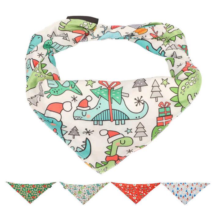 Dog Bib Cool Comfortable Triangular Printing Dog Bandanas for Dog