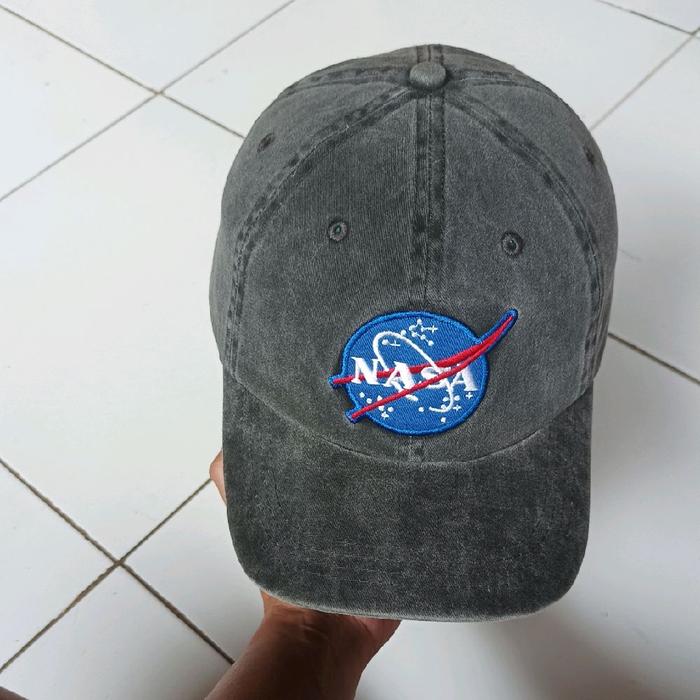 topi nasa official washed,topi nasa
