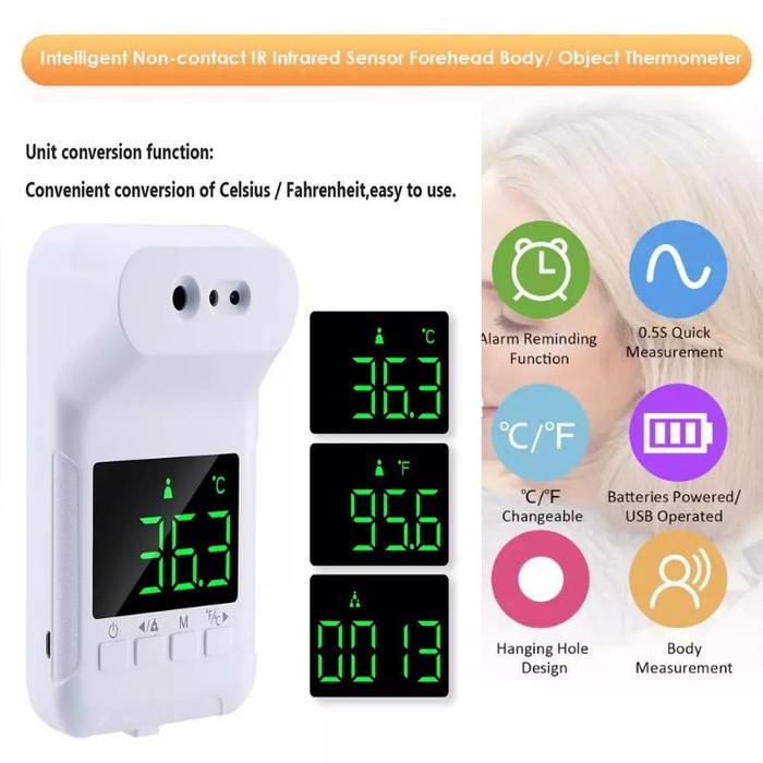 K3S Infrared Thermometer Thermogun Non Contact