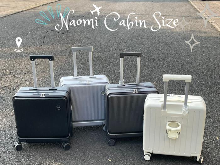 Koper LAPTOP Multifungsi / Koper Cabin size 18 Inch Double Pin / Koper Pilot Zipper Anti theft / Cab