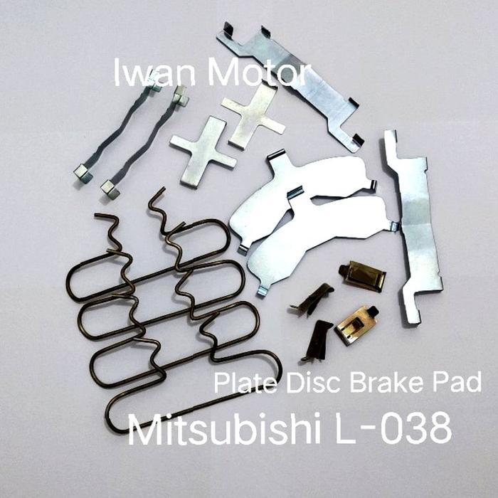 Sparepart Klip Plat / Plate Disc Brake Pad L300 Diesel - L038  09j3t