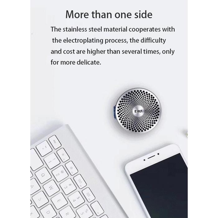 EWA A113 Speaker Subwoofer Mini Bluetooth Caixa De Som Portatil