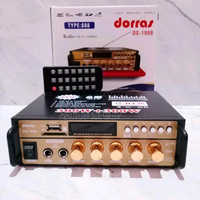 Betavo Bt198 B Professional Amplifier Mini 18Watt Bluetooth Usb Ampli Bt 198 Bt198b 198B ( Bayar Dit
