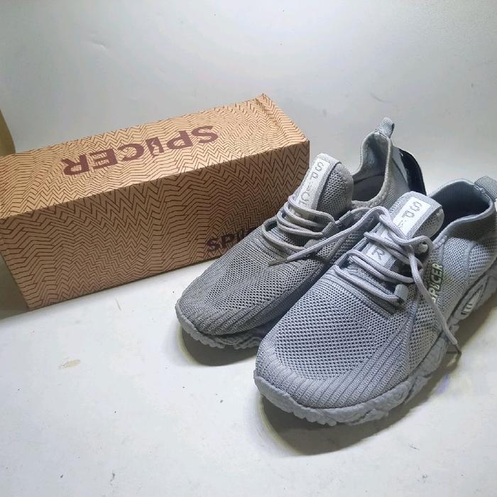sepatu wanita rajut spicer warna grey