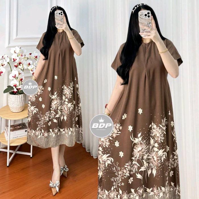 Daster Rayon Wanita Terbaru 2025 | Daster Rayon Wanita Kekinian | Daster Rayon Viral Wanita Ibu Meny