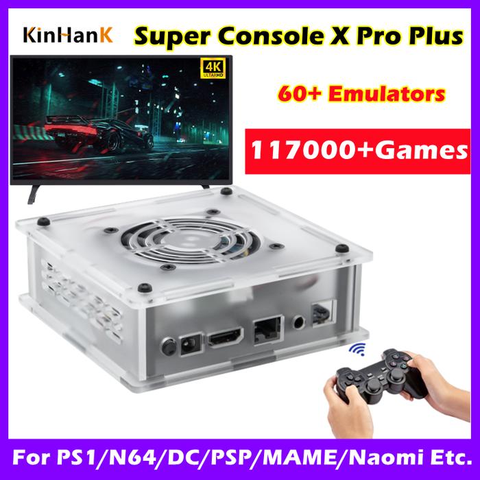 Retro Super Console X Pro Plus Has 117000+ Games 60+ Emulators For