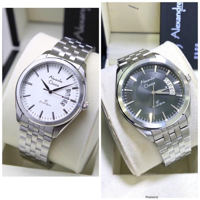 AC 8674MD JAM TANGAN PRIA ALEXANDRE CHRISTIE 8674MD / AC 8674 CLASSIC STEEL [ORIGINAL]