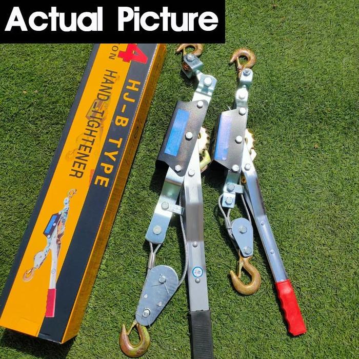 Hand Ratchet Puller Rachet Tracker Hand Takel 1/2/4TON -  Tracktang Kodokan Penarik Kabel Sling Alat